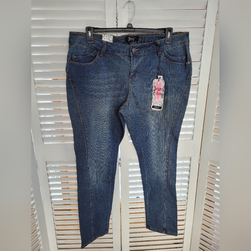 Jean Colony Women's Skinny Denim Jeans Size 16